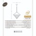 چراغ آویز داتیس- کد:50101