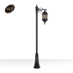 چراغ تکشاخه شش ضلعی طرحدار- کد : 96201 & td5617
